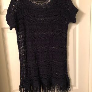 BCBGMAXAZRIA Blue sweater